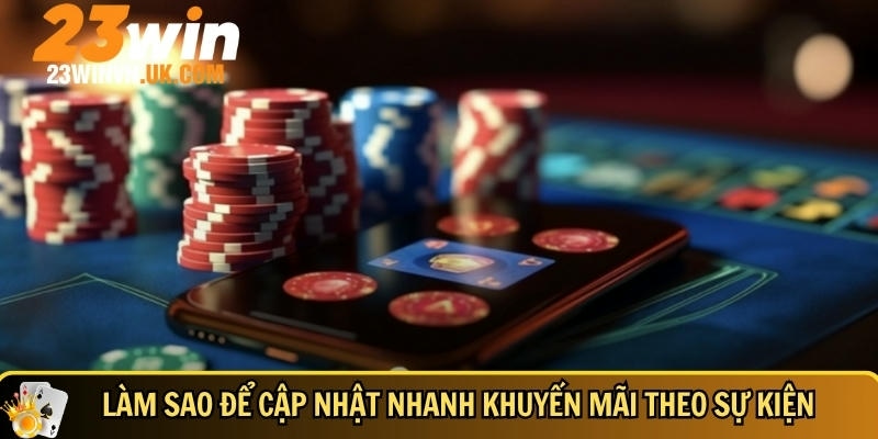 Khuyến mãi theo sự kiện 23WIN 2 Hướng dẫn cách cập nhật khuyến mãi theo sự kiện 23WIN